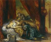 Eugene Delacroix The Death of Desdemona Spain oil painting artist